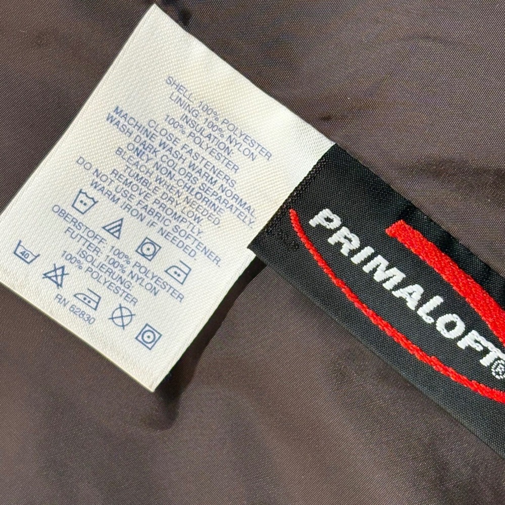 Lands End Women's Barbie Pink Plaid PrimaLoft Quilted Puffer Jacket Size M 10-12 - Picture 4 of 9